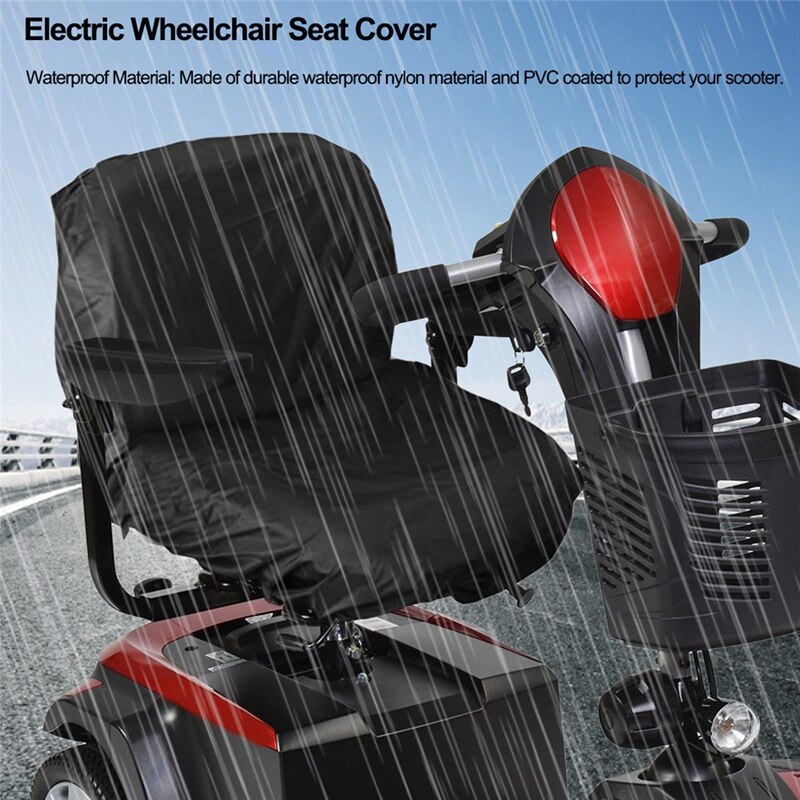 Elektrisk kørestols sædeovertræk / elastisk vandtæt mobilitet scooter