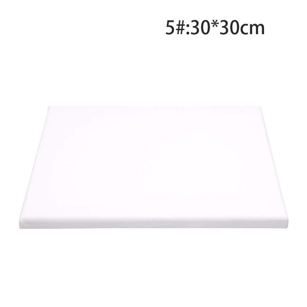 2 st vit blank fyrkantig duk målning tavla träram för konstnär akryl oljefärger tom duk ram konst leveranser: 30 x 30cm
