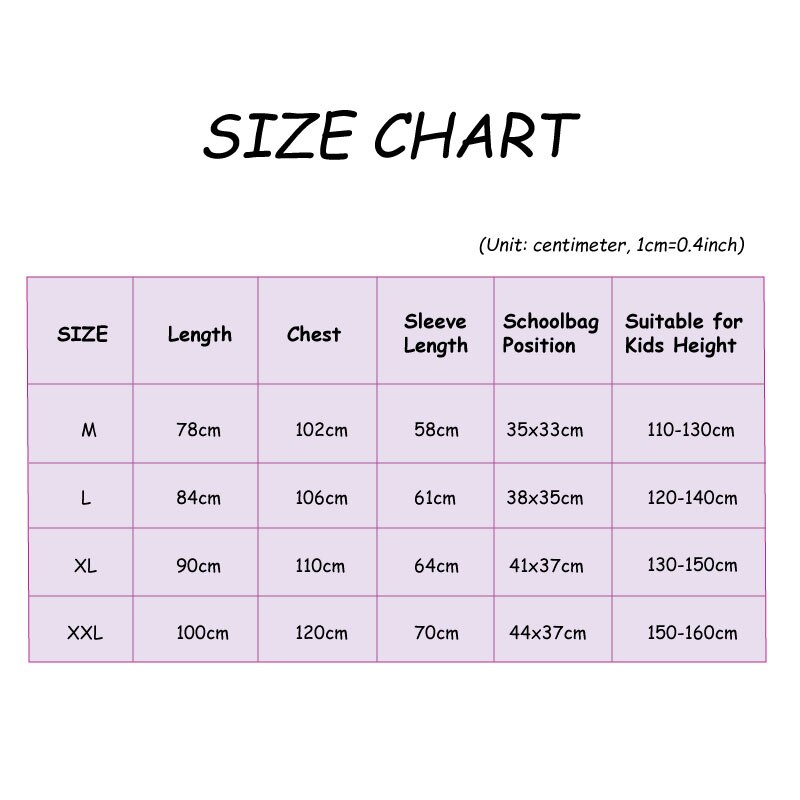 YUDING waterproof children stars full printing long kids hooded school bag raincoat with handbag for boys girls