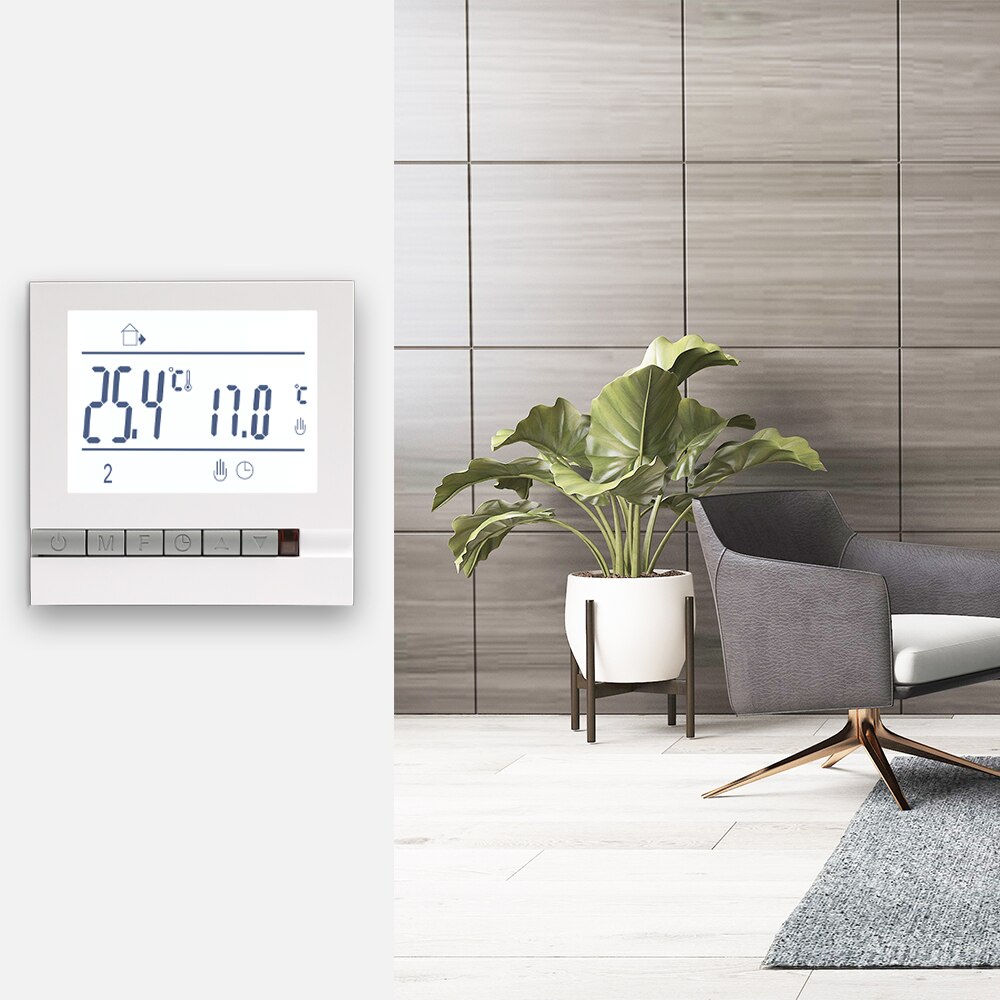 MK71 WiFi thermostat temperature controller for water/gas boiler for hydropower floor heating works with Alexa Google Home