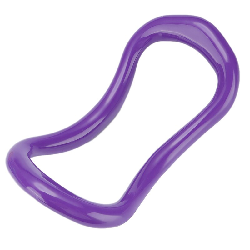 Multifunktion yoga magisk ring pilates yoga cirkel utrustning pilates träningsring fitness cirkel träning motstånd stödverktyg: Plommon