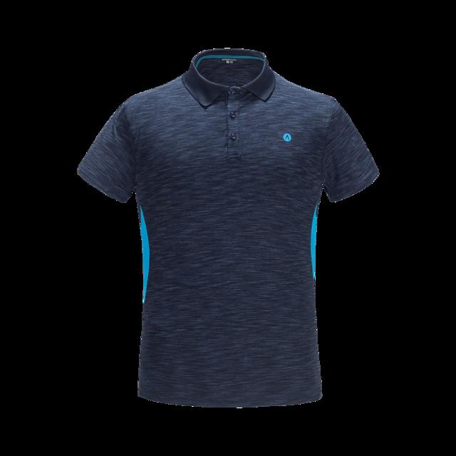 Zity polo shirt mænds kortærmet åndbar afslappet skjorte business high-tops tennis golf t-shirt mærketøj: Mørkeblå / 54