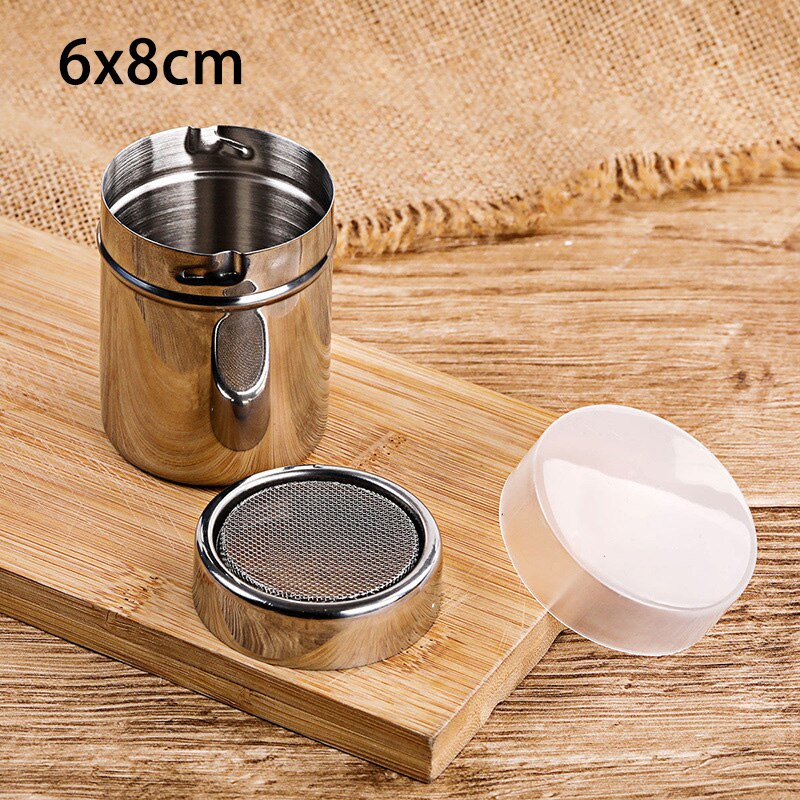 1Pc Rvs Keuken Koken Tool Voor Filter Koffie Poetsdoeken Kruidkruik Multifunctionele Zilveren Suiker Spice Peper shaker: Silver Buckle