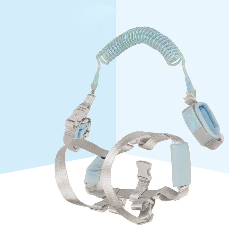 Pasek dla dziecka lina Outdoor Walking smycz na rękę opaska anty-zgubiona opaska dla dzieci chroniący przed zgubieniem Link na nadgarstek maluch smycz szelki bezpieczeństwa: blue / 2.5M