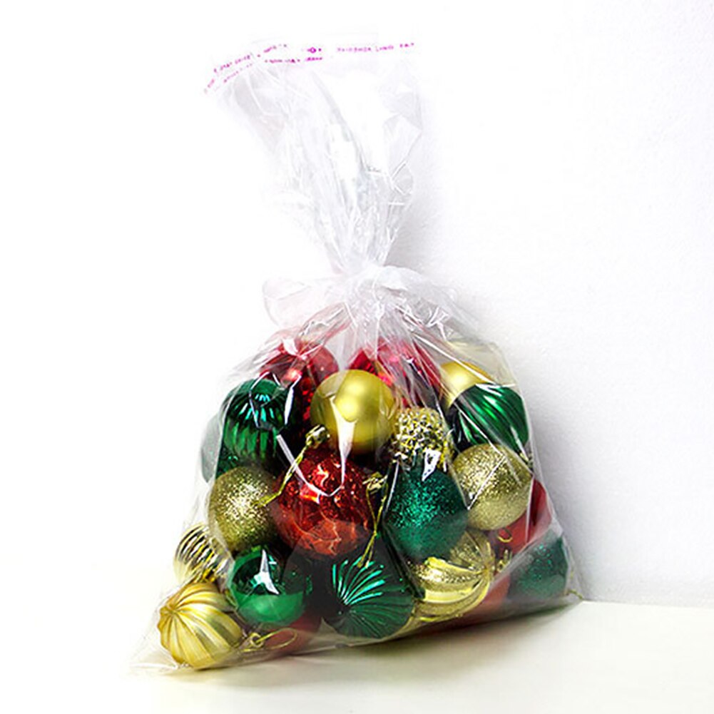 30pcs/set Tree Decor Shatterproof Baubles Wedding Party Glitter Crafts DIY Pendant Ornament Hanging Christmas Ball Home