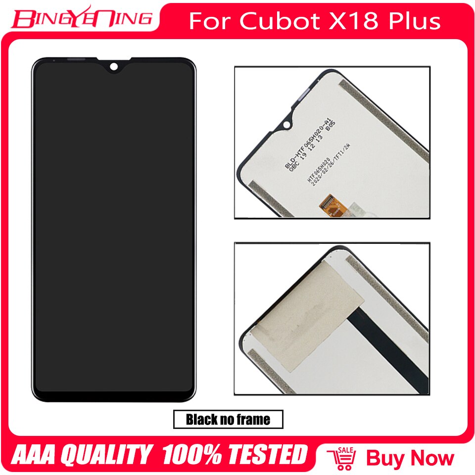Original para Cubot X18 Plus LCD y Digitalizador de pantalla táctil con módulo de pantalla de visualización de Marco reparación accesorios piezas