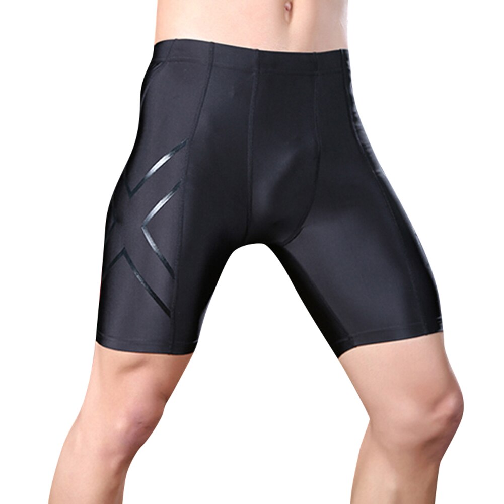 Mænd kompression shorts stram løb cykel sved bukser korte fitness bukserwhshopping: Xxxl