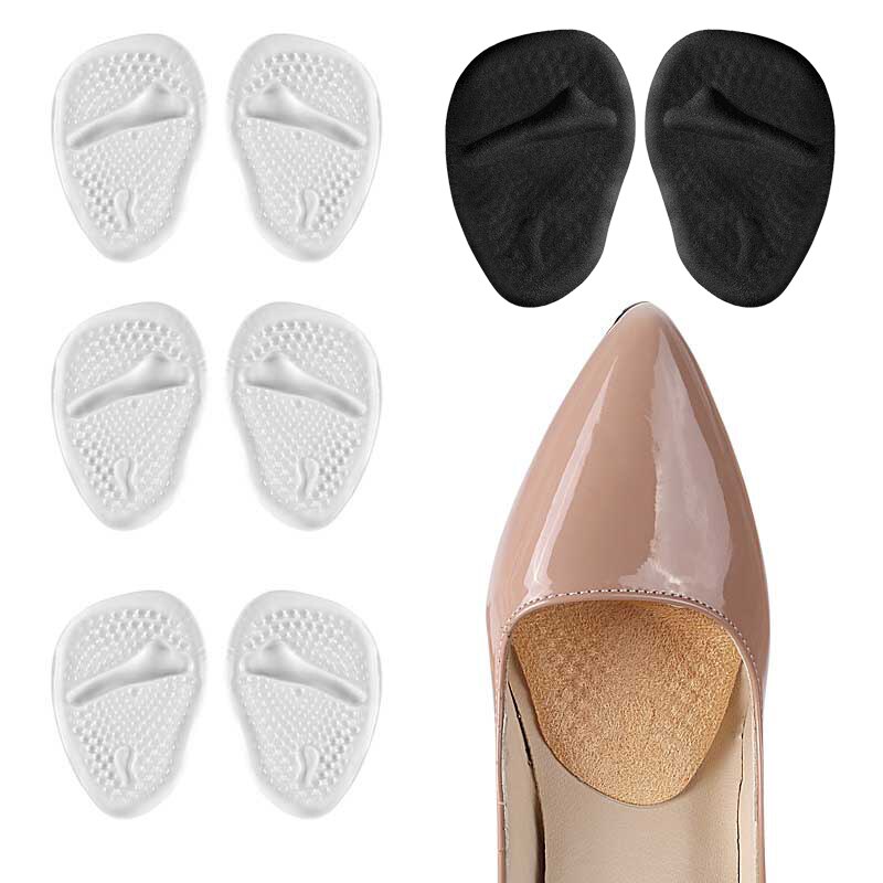 Nicht-Unterhose mit hohen absätzen Schuhe Einsätze frauen Vorne Palme Pad Halbe Elle Pads Anti-tragen Vorfuß kissen Druck Zu Entlasten Einlegesohlen
