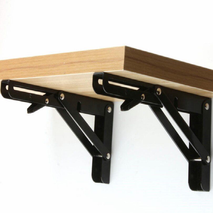 DIY Folding bracket kitchen rack wall shelf for microwave oven rack kitchen microwave stand microwave oven stand