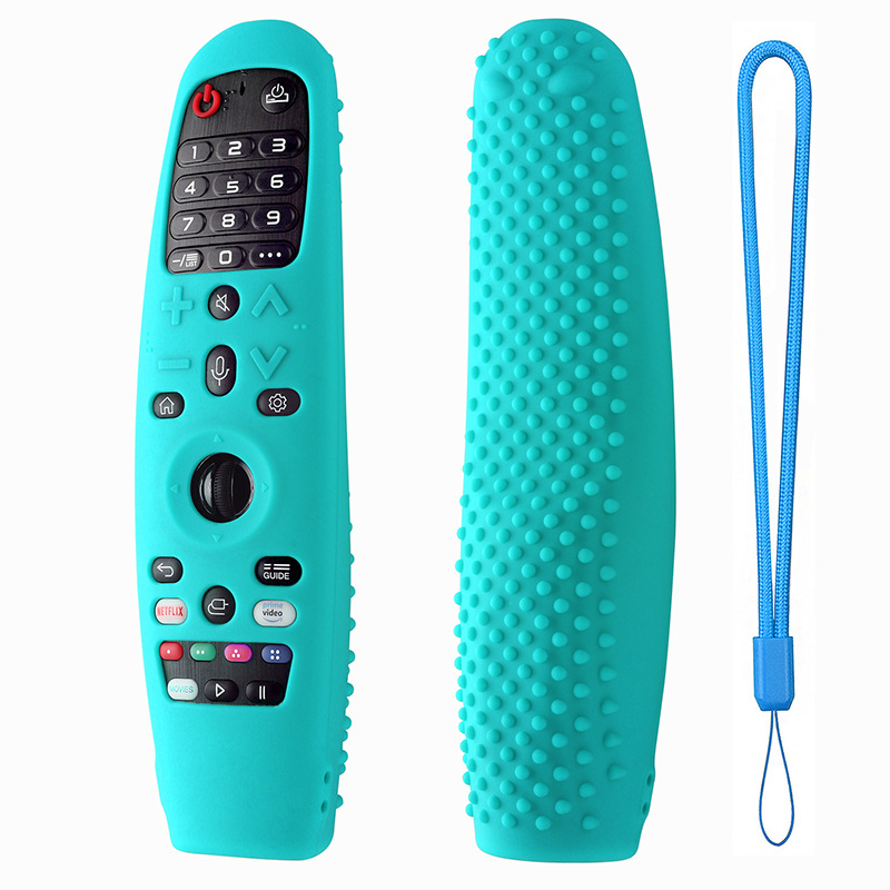 Funda protectora de silicona para mando a distancia, funda protectora adecuada para LG Magic TV AN-MR19BA/MR18BA/MR20GA/AKB 75855501 /AN-MR600: Naranja