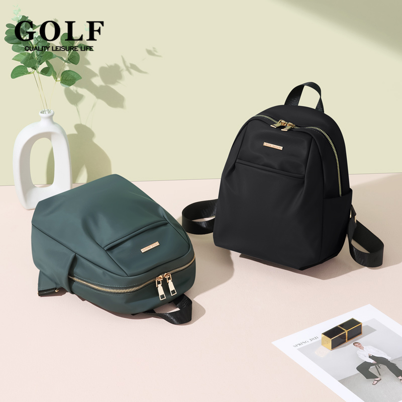 GOLF Zielony Plecak Mały Damski Czarny Plecak Torby Prosty Elegancki Plecak Oxford Modne Torby Na Ramię Tanie Torebki Damskie Oferty