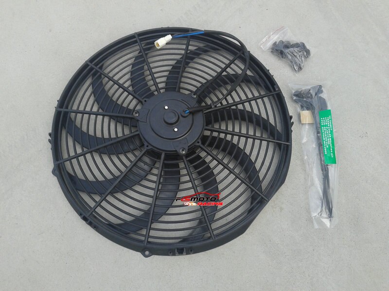 7"inch 12V Slim Radiator Cooling Thermo Fan & Mounting kit MGA/MGB GT 7 INCH