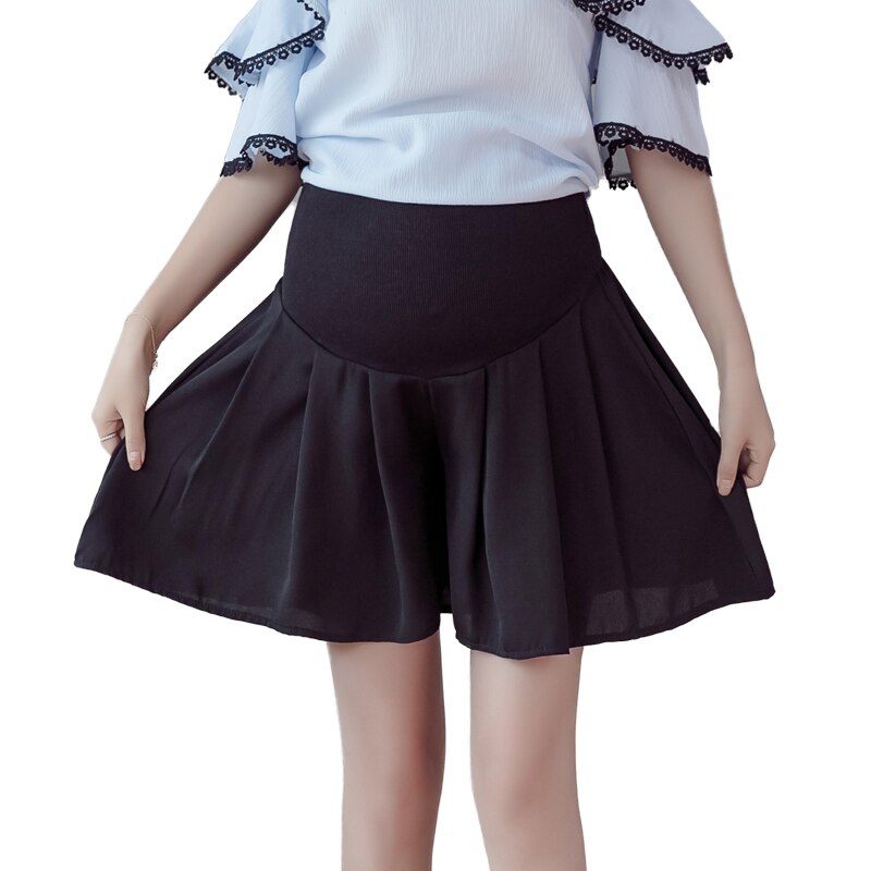 Goaryunve-short d'été pour femmes enceintes | Short de femme enceinte, couleur unie, ample, short de maternité, grande taille, grossesse,