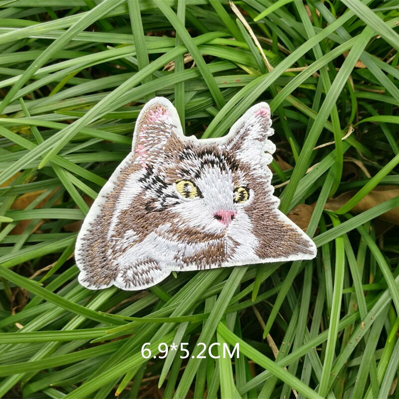 -Melt Kat Kleding Sticker Accessoires Tassen Hoeden Decoratie Gat Patchen En Decals Borduren Patch: 7