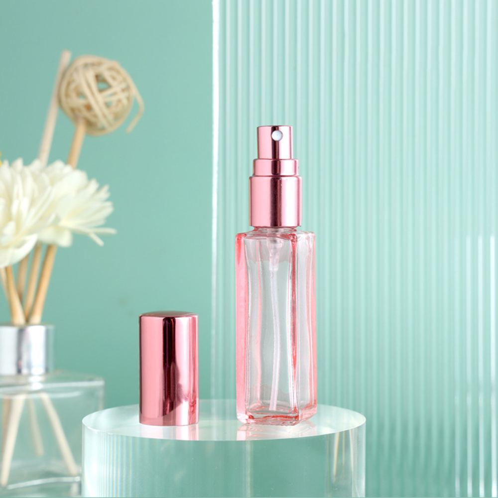 Mini botellas de Spray de Perfume de 10ml, botella recargable de vidrio, portátil, contenedor de Cosméticos líquidos, atomizador de Perfume 2024