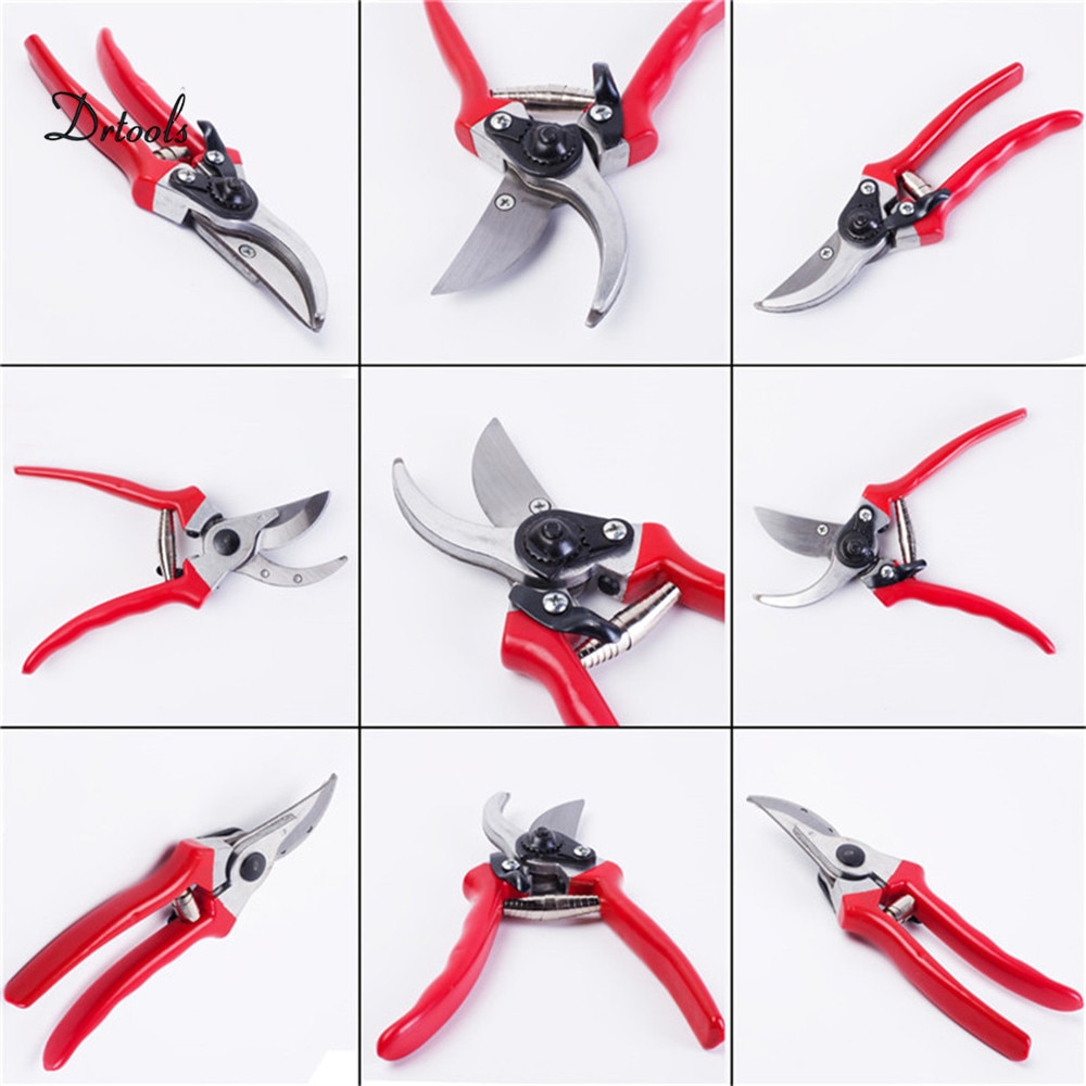 Pruning Shears Garden Bypass Pruners and Ergonomic Flower Cutter Grafting Tool Scissors Trimmer Cutter garden tool