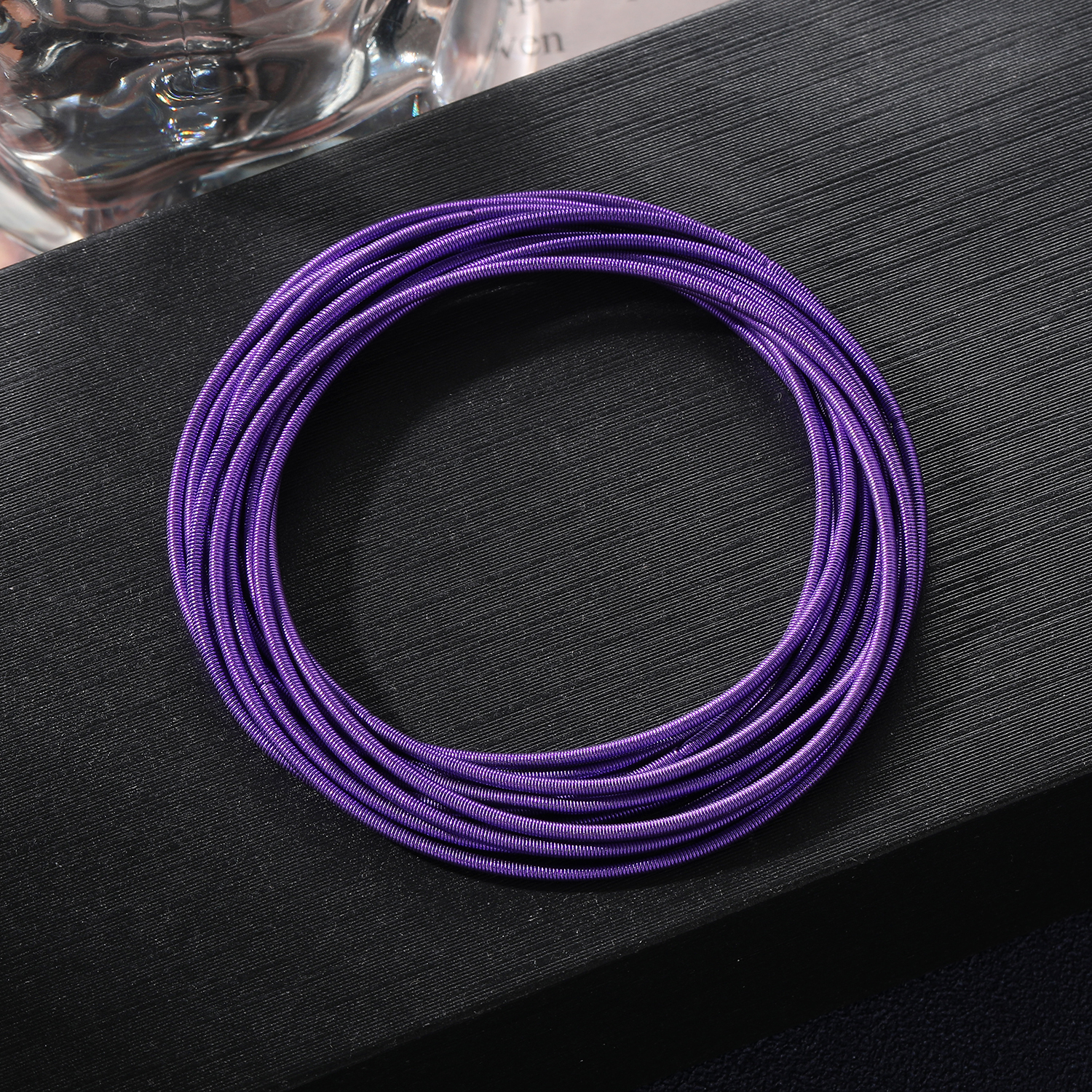 Stainless Steel Spring Bracelet Set Bohemian Style Color Bracelet 12 laps Set: Imitation Rhodium Plated