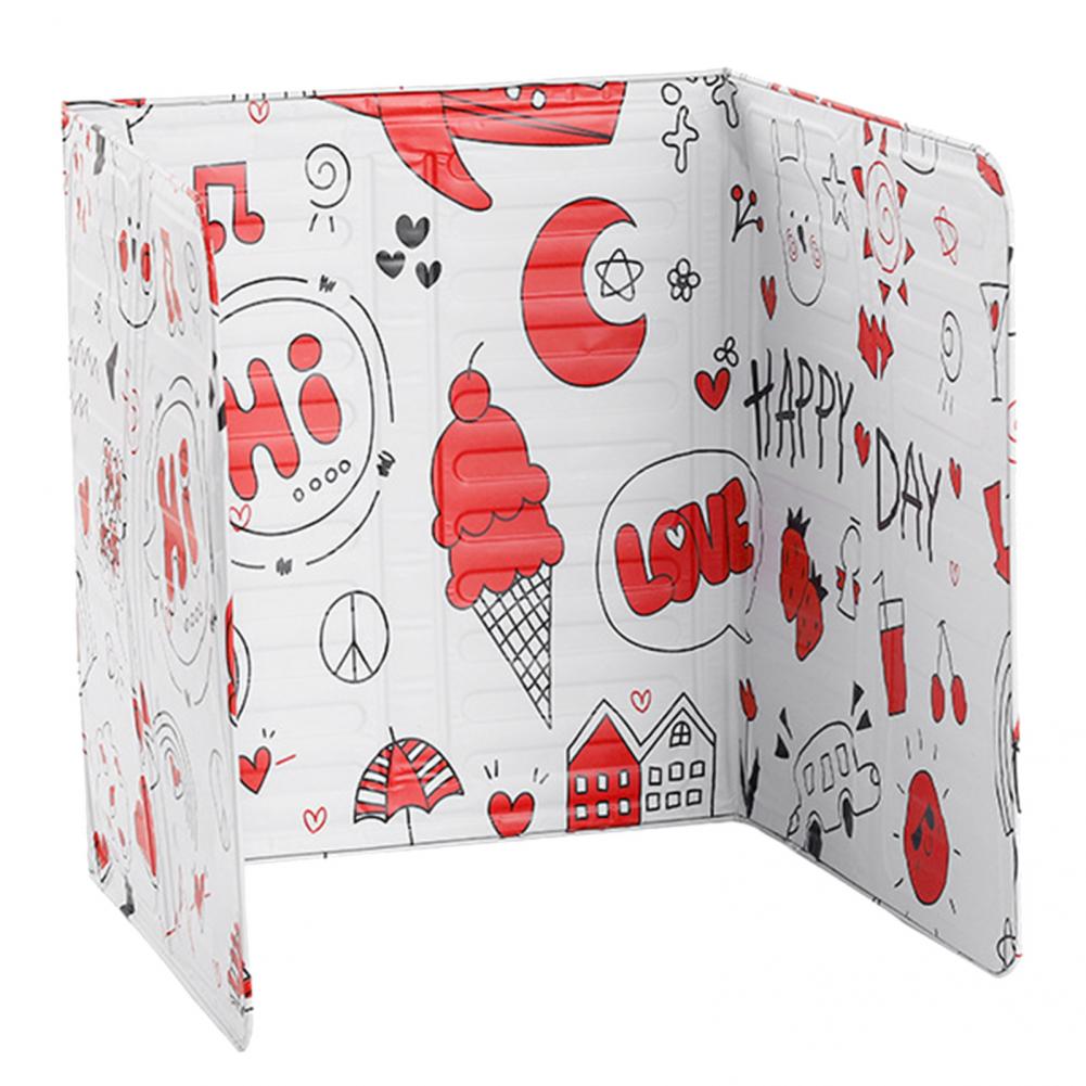 Splatter Board Useful Water Splash Proof Screen Aluminum Foil Baffle Plate