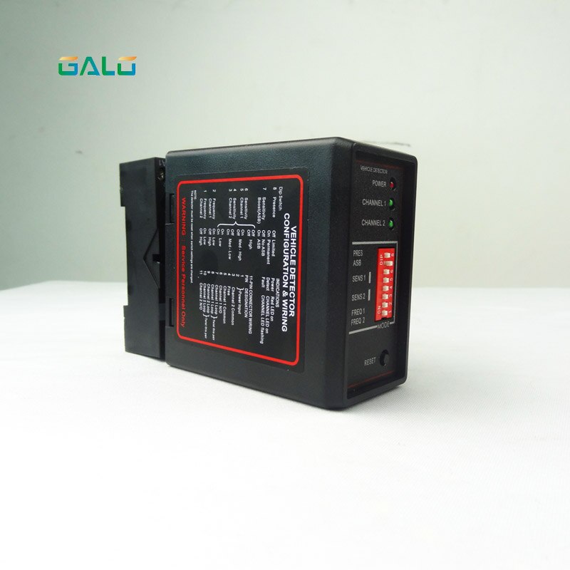 Gate vehicle access control dual two Channel Loop Detector/Inductive Loop Parking Detectors220v 110V 24V DC 12V Dc