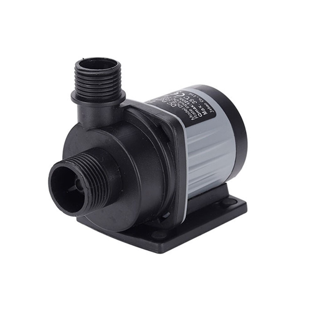 DC 24V Submersible Pump DCS High Lift Water Pump Fish Adjustable Mute Energy Saving Controllable Flow Fountain Water Pump: Black