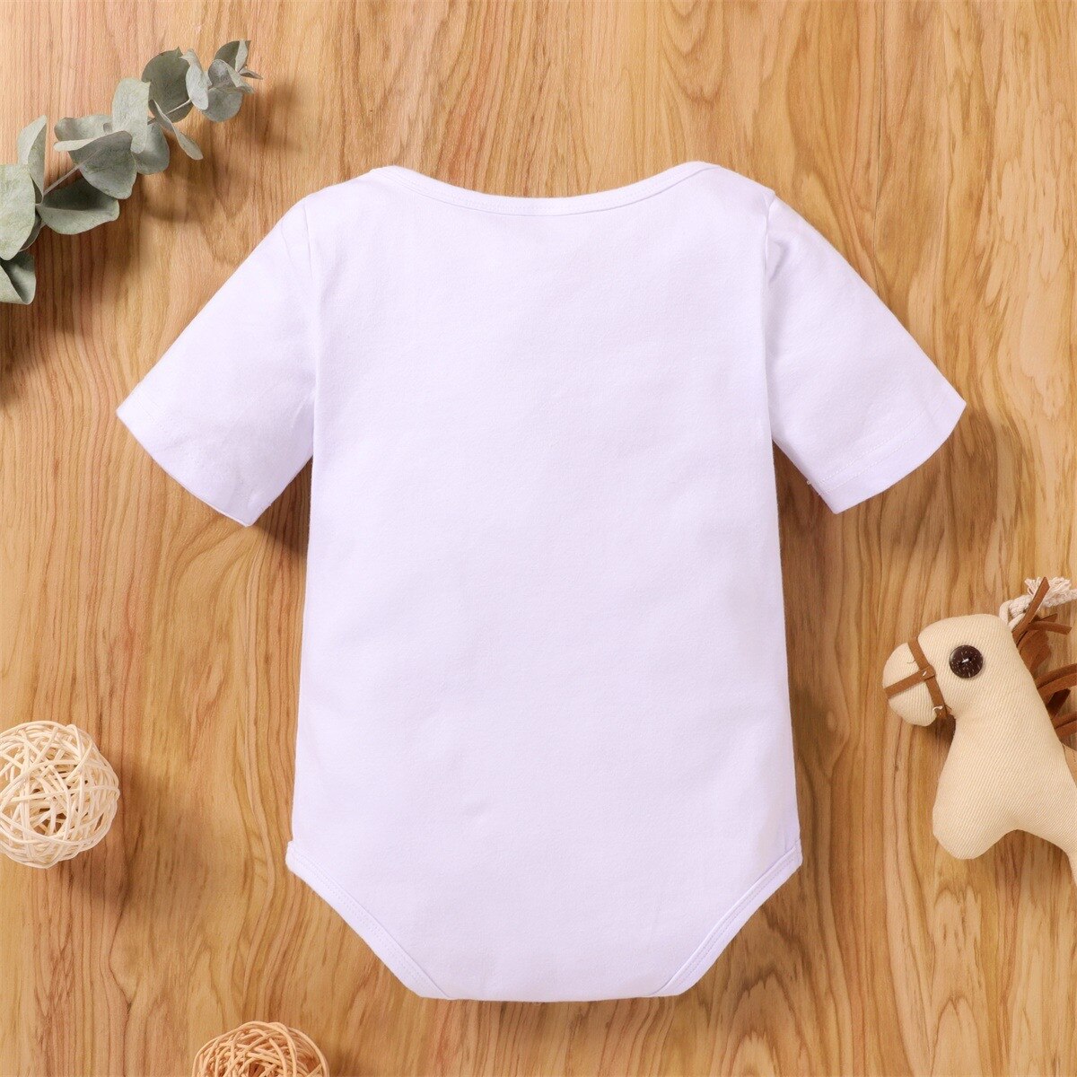 -Né Enfant En Bas Âge Bébé Garçon Fille À Manches Courtes Barboteuse Combinaison Barboteuse Décontractée Lettre Imprimer Combinaison Tenues Filles Garçons Vêtements