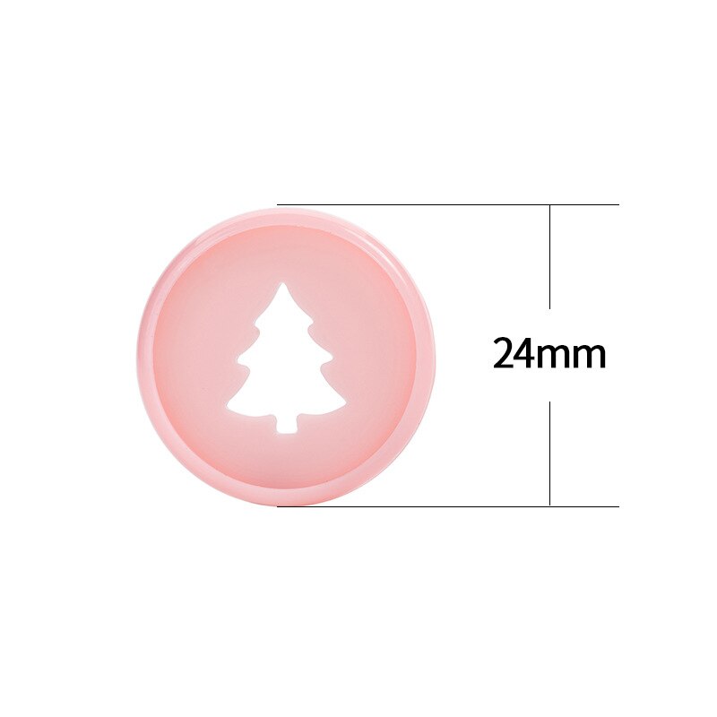100 st 24mm miljövänlig julgran anteckningsbok plastpärmring gör-det-själv 360 graders rotation arbets- och studiebindningsmaterial