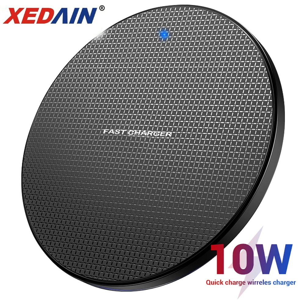 XEDAIN 10W Wireless Quick Charger for Samsung Galaxy S10 S9 S8 Note 10 USB Qi Charger for iPhone 11 Pro XS Max XR X 8 Plus