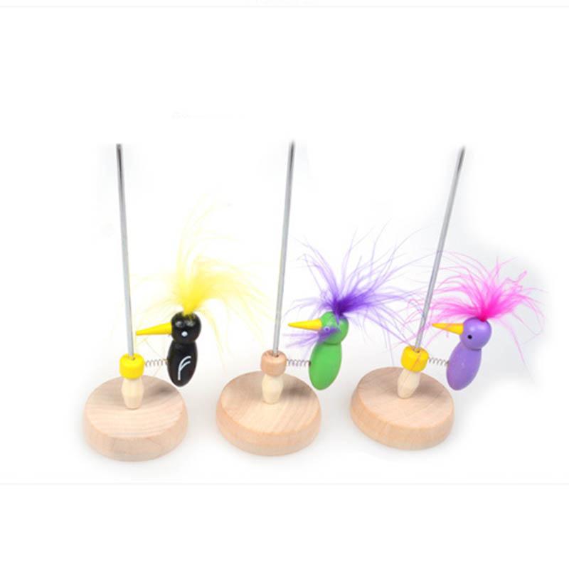 Classic Toy Vintage Sliding Cute Education Woodpecker Retro Cool Pole High Kis'S Hand Game on A Stick Xmas