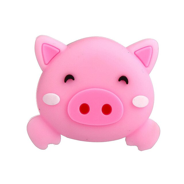 Bumper Handle Rubber Stopper Round Self Adhesive Crash Protector Wall Silicone: Piglet
