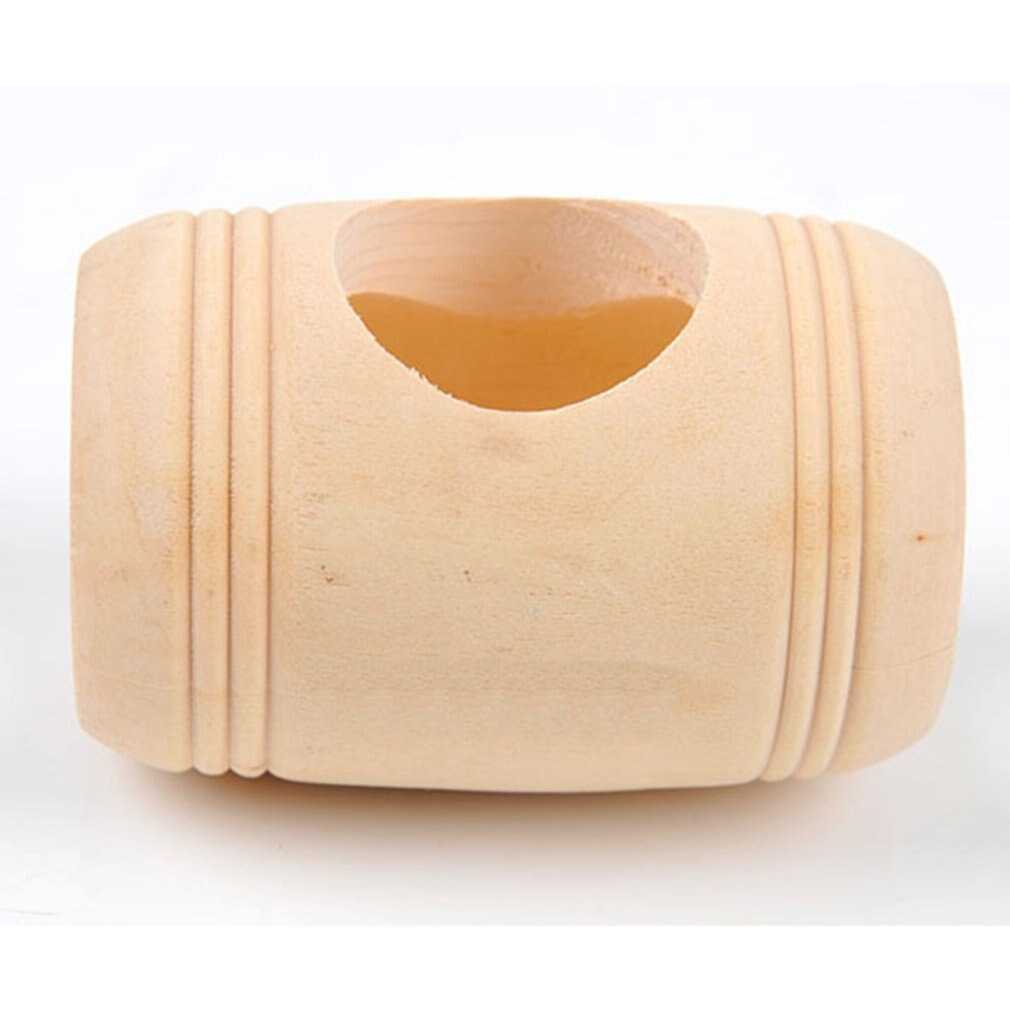 Härlig råtta hamstrar molar hus vin fatformad trähus säng bur trä leksaker liten husdjur bo hus: Default Title