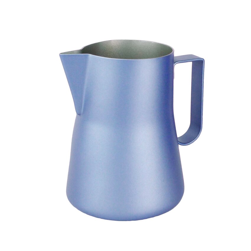 Mælkeskummende kande mælkeboble kop kaffe latte kande espresso kaffe kande trække blomster kop rustfrit stål kaffestel