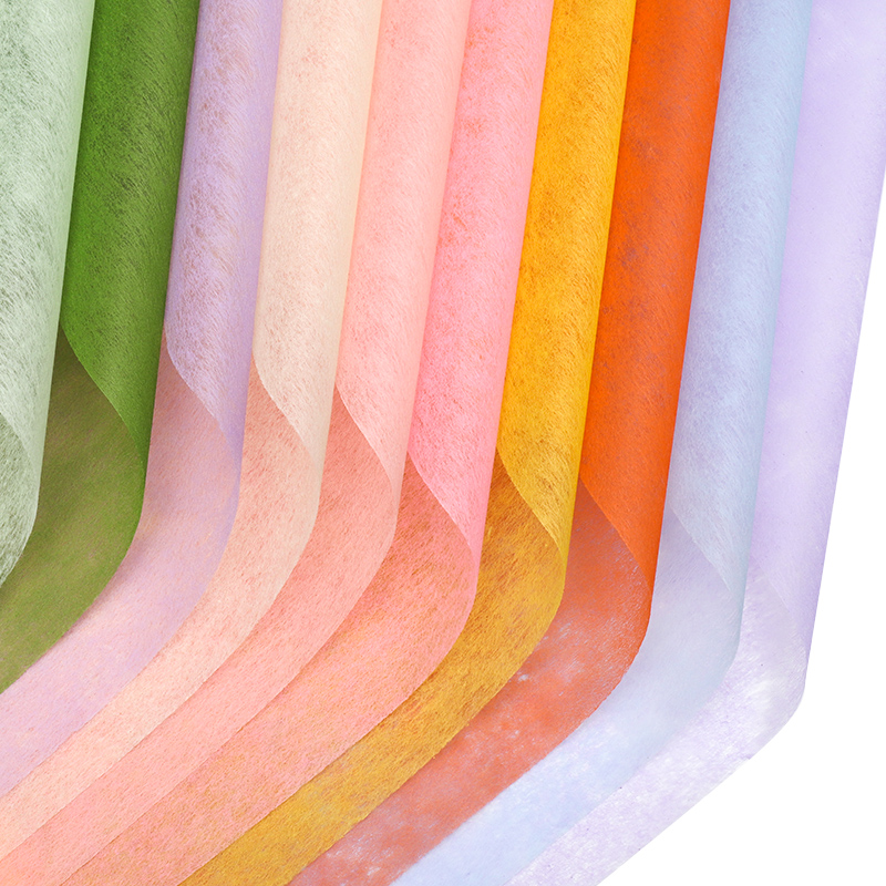 38 Pcs Cotton Paper Flower Wrapping Paper Florist Flower Bouquet Translucent Lining Paper Handmade Folding Flower Material