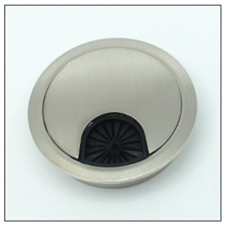5PCS/LOT Computer Grommet Table Cable Outlet Furniture Hardware Zinc Alloy Desk Wire Hole Cover: Brush / 60mm