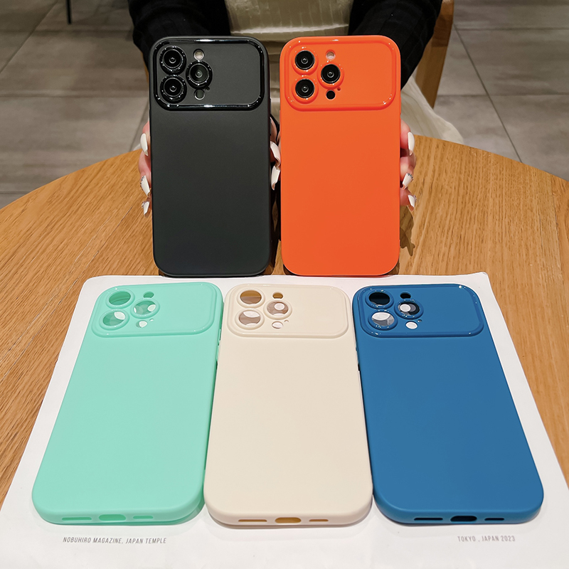Funda de teléfono de TPU suave mate de Color sólido de lujo para IPhone 15 Pro Max 14 13 12 11 Pro Max X XS XR 8 7 Plus cubierta trasera a prueba de golpes