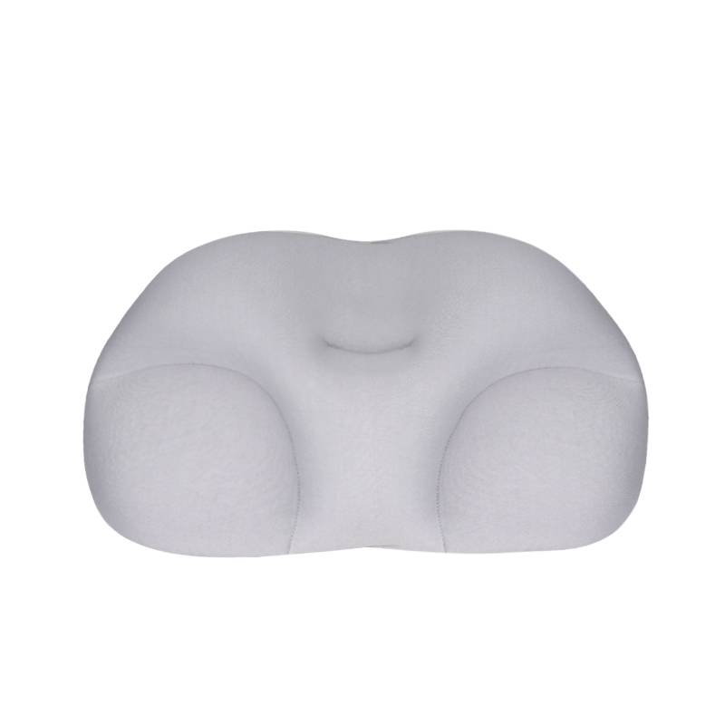 Hals Care Foam Kussen 4 Kleuren Schuim Deeltjes Kussen Nek Kussen Fiber Trage Rebound Zacht Kussen Massager Cervicale Gezondheidszorg: Light grey