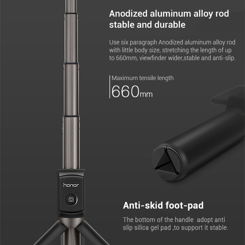 Huawei Honor wireless Selfie Stick Tripod Portable Bluetooth3.0 Monopod for iOS/Android/Huawei smart phone AF15