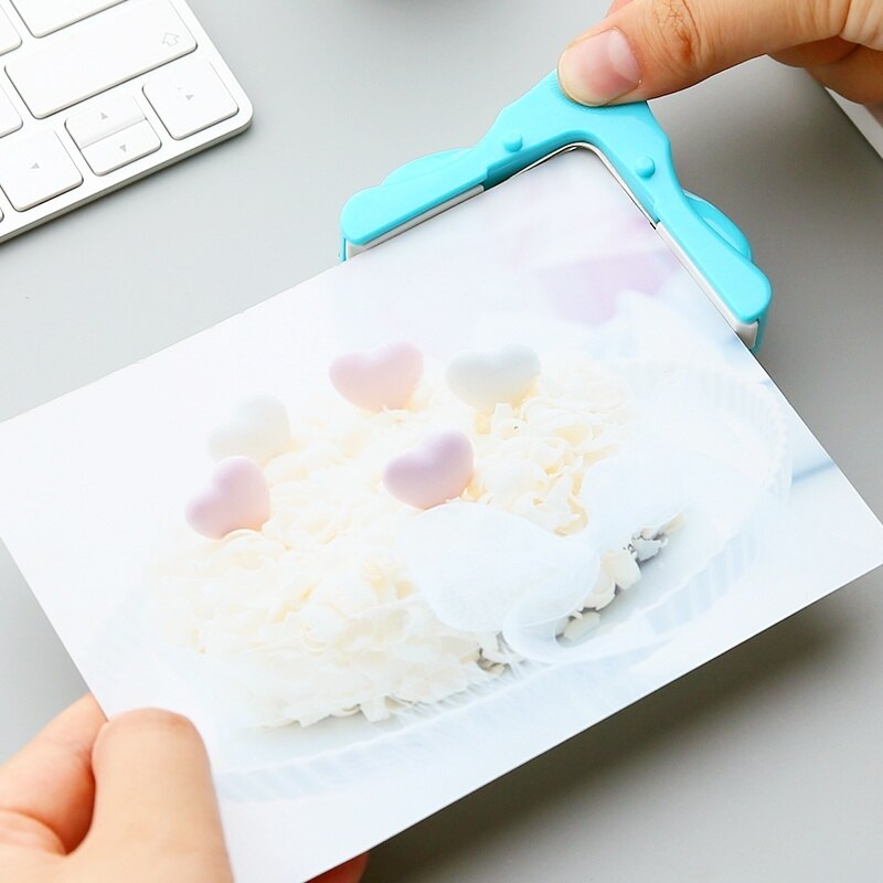 Arrondisseur d'angle de carte en papier R4, 4 mm, outil découpe photo, album, carnet, perforateur, idéal pour le bricolage DIY,