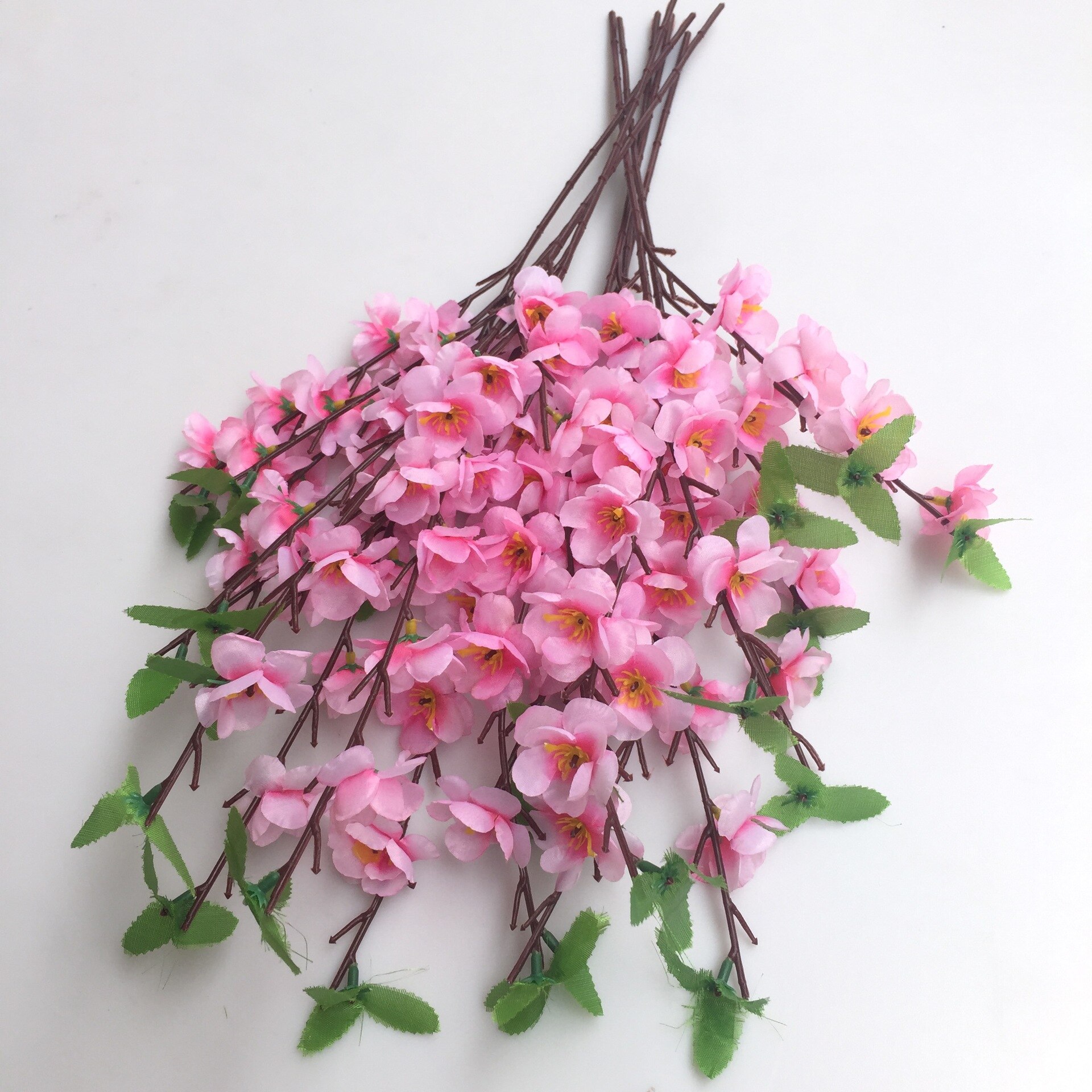 1 stk 65cm gør-det-selv dekorative ferskengren kunstig ferskentræ blomstergren blomst hjemmedekoration bryllup rekvisitter