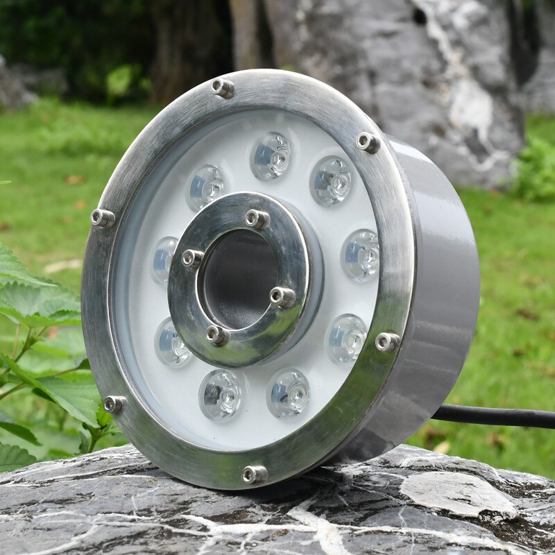 3w 6w 9w 12w 15w 18W Unterwasser Teich licht IP68 Weiß/warm Weiß RGB LED brunnen licht 12 V/24 V Schwimmen Schwimmbad licht LED