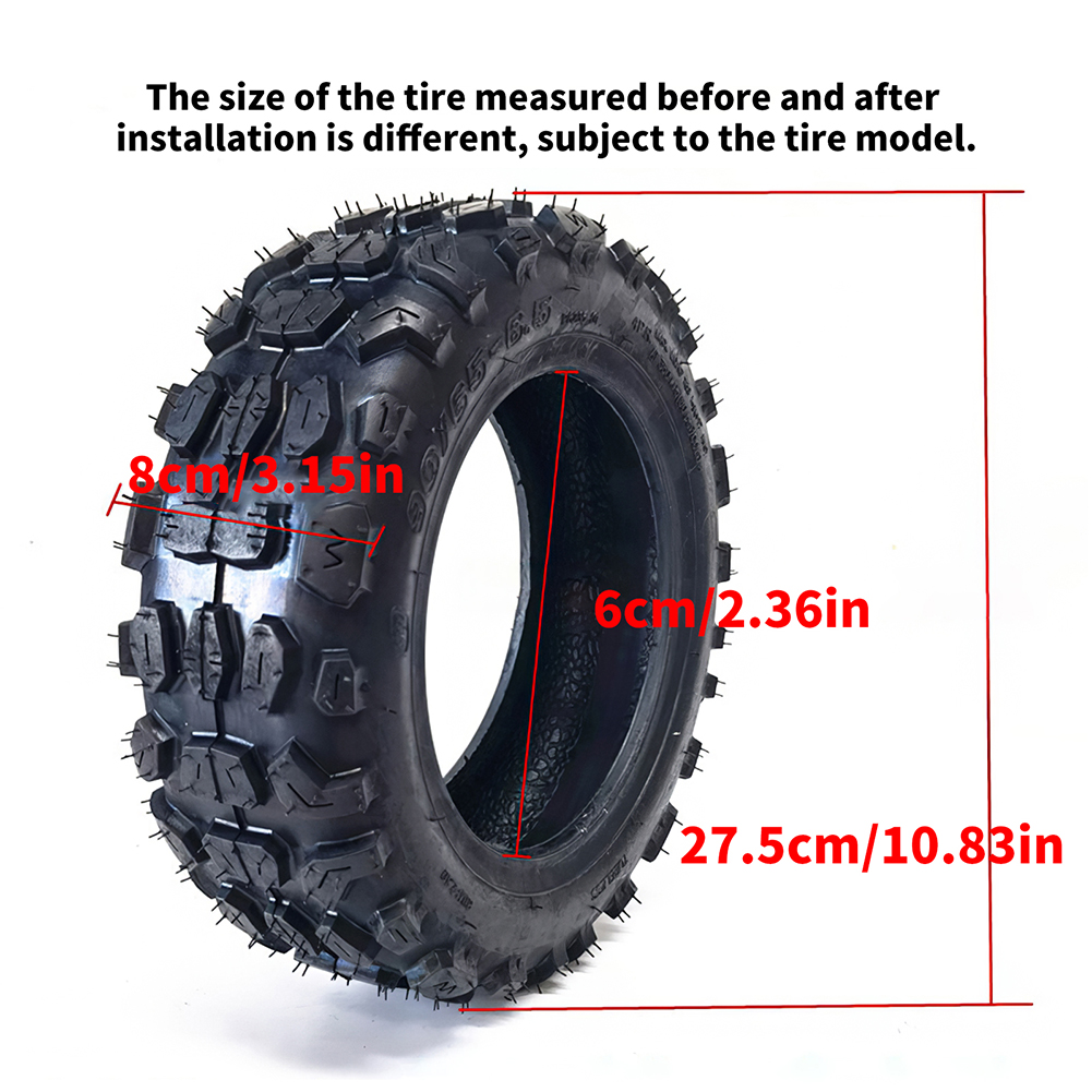2 Pieces 10 Inch E Scooter Tyres 10 X 3.0 Inch Off Road City Road - View #5