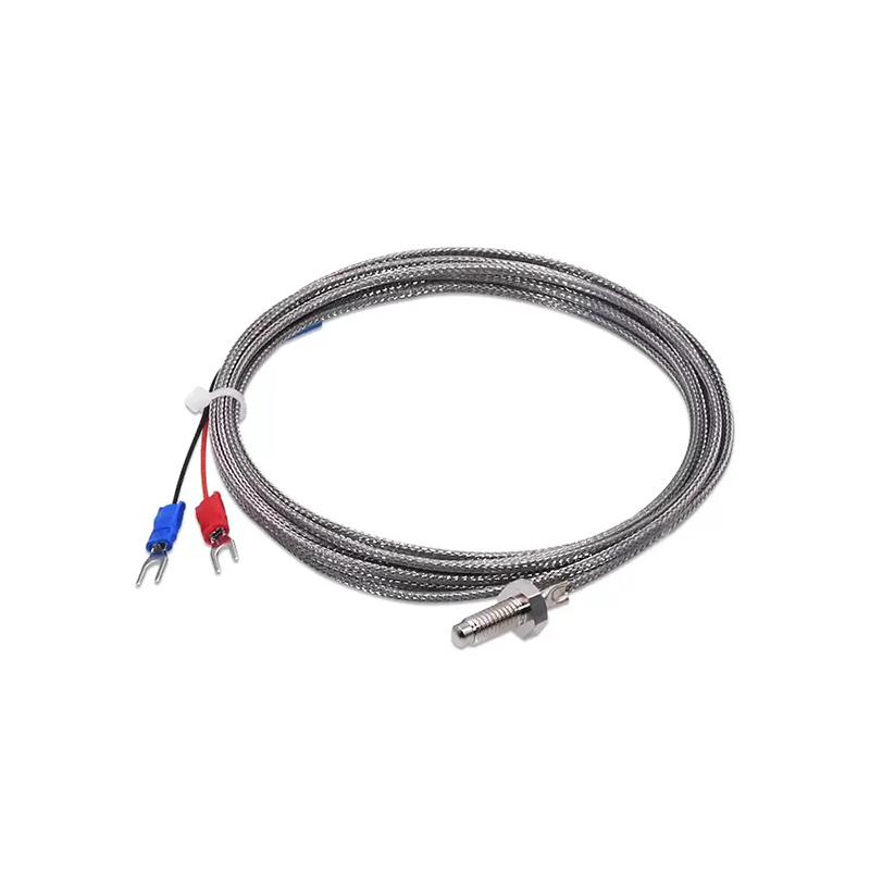 Rosca termopar M6 tornillo tipo K 1/2/3/4/5M sensor de sonda sensor de temperatura 0-400 ° Controlador de temperatura C