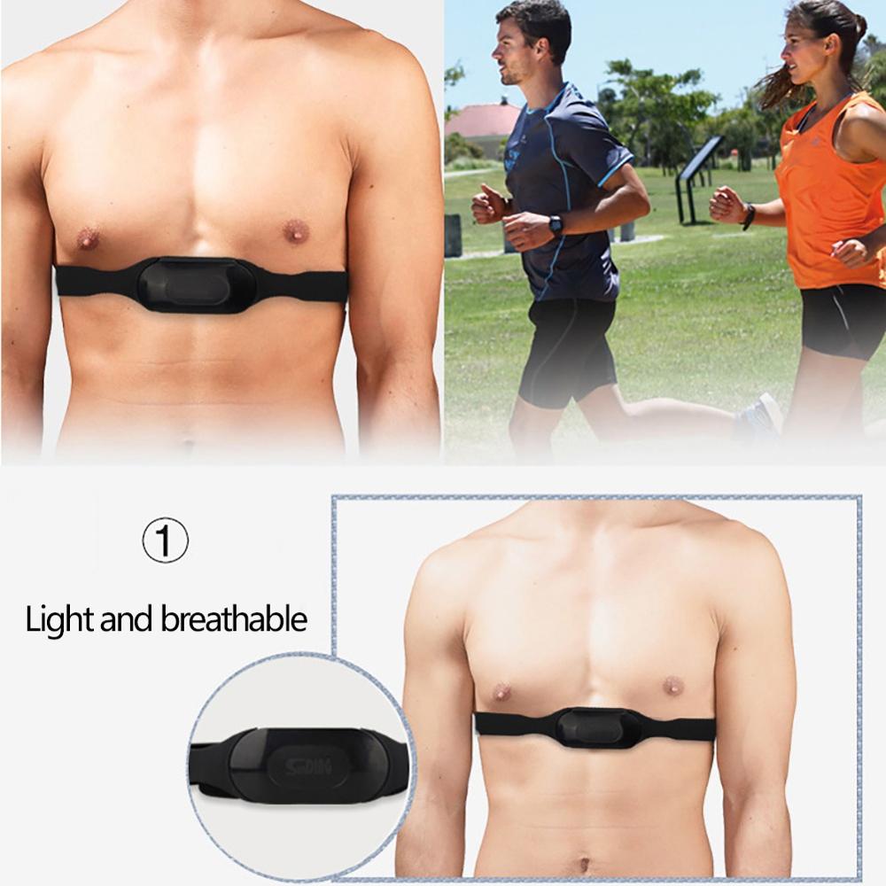 Waterproof Bluetooth Heart Rate Belt Monitoring Exercise Heart Rate Monitor Heart Rate Sensor Chest Strap Belt