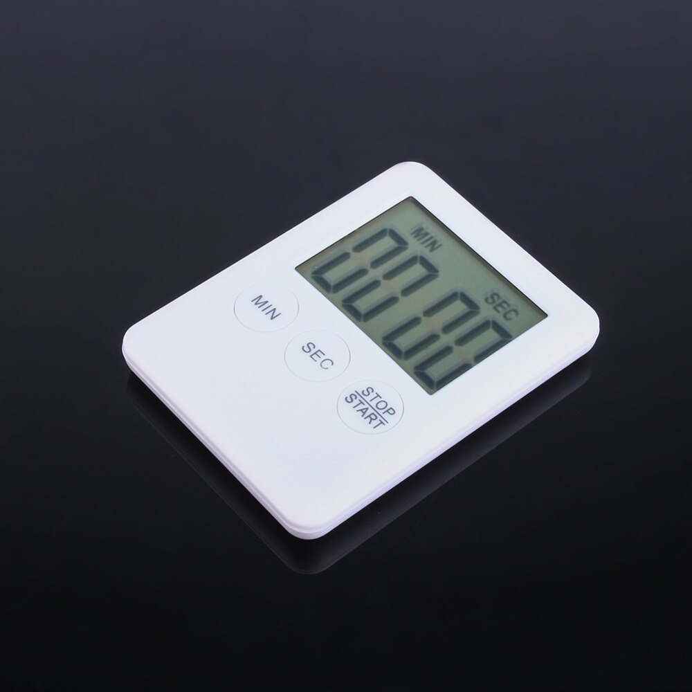 LCD Digital Kitchen Timer Loud Alarm Cooking Timer Alarm with Magnet Square Large Electronic Timers Cooking Tools 99 Minutes