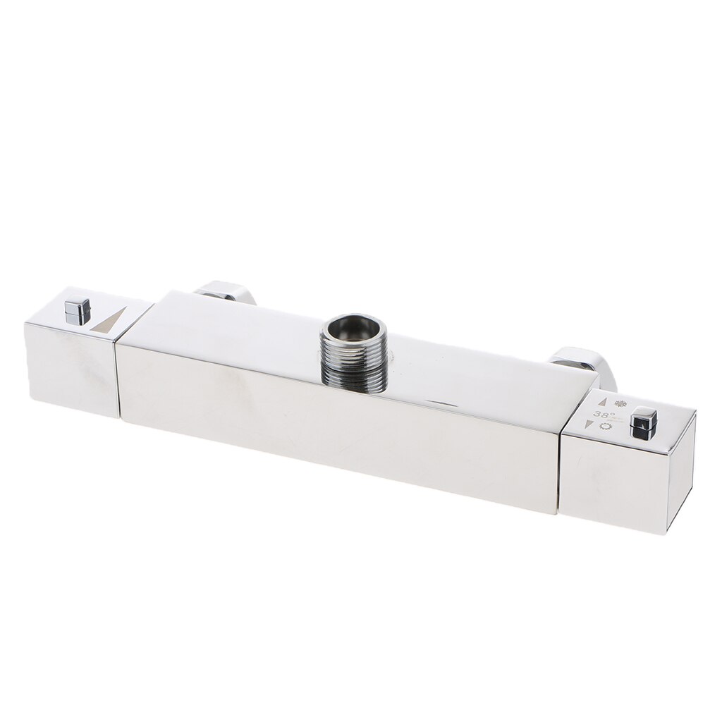 Modern Style Bathroom Hardware- Thermostatic Mixing Valve Wall Mount Cold Water Mixer Constant Temperature Control Valve
