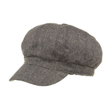 SILOQIN Women's Cap Style Cotton Cloth Newsboy Caps Mujer Gorras Planas Simple Octagonal Hat Brands Sombrero Flat Cap: dark gray