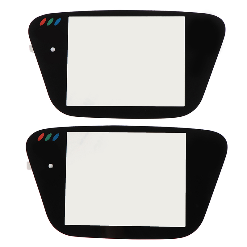 Lentille de protection en verre de remplacement en 2 pièces auto-adhésif pour Sega Game Gear