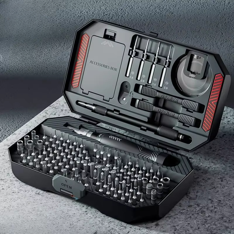 Juego de destornilladores Xiaomi DELIXI 145 en 1, brocas de destornillador magnético de precisión, Kit de reparación de destornillador manual inalámbrico, herramientas