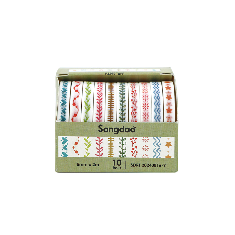 10Rolls Slim Basic Washi Tape Scrapbooking Supplies Washi Tape Set Rainbow Cinta Adhesiva Decorativa Journal Diary Washi Tapes: Navy Blue