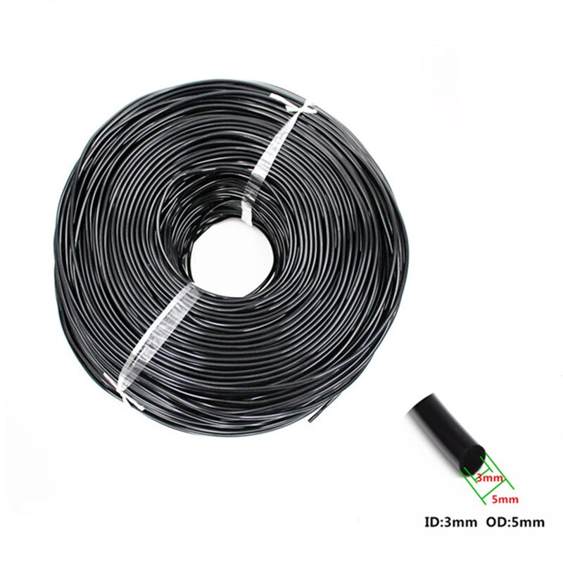 50m 1/8" PVC Soft Micro-Tubing (5 x 3 mm) Poly Tubing Greenhouse Micro Accessory Micro Irrigation Drip Fittings