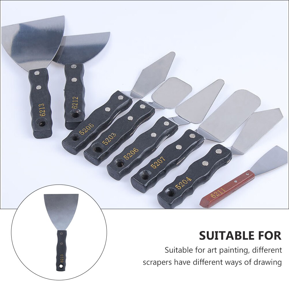 1pc Painting Scraper Painting Art Spatula Art Painting Tool Oil Painting Supply